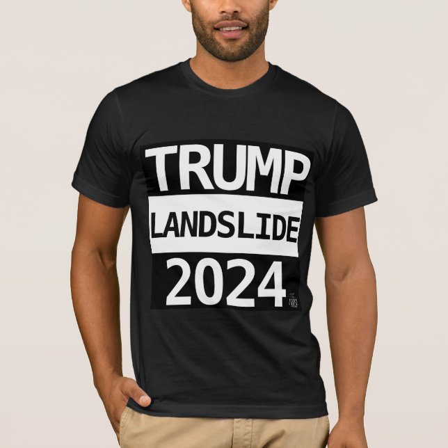 TRUMP LANDSLIDE 2024 T-SHIRT (Devant)