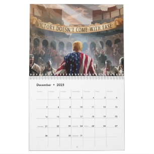 "Trump le calendrier du gladiateur"
