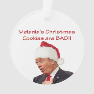 Trump, les biscuits de Noël de Melania sont MAUVAI