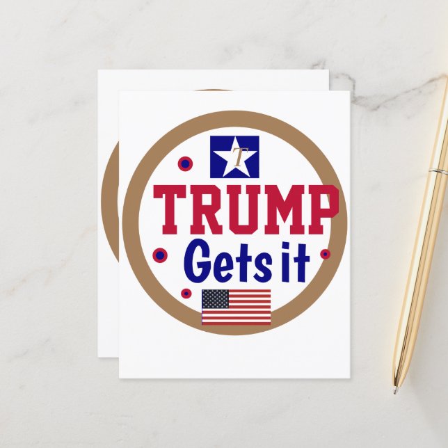 Trump l'obtient ! (Devant/Arrière en situation)