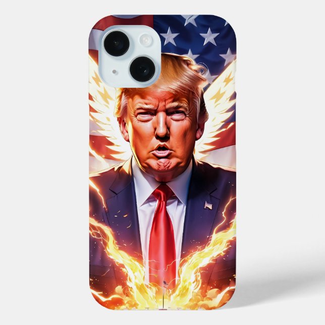 Trump MAGA 2024 Amérique premier iPhone / coque ip (Verso)