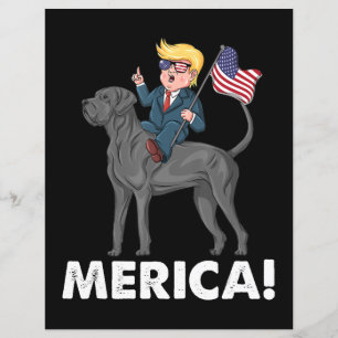 Trump Merica Great Dane Dog American Hero 4e