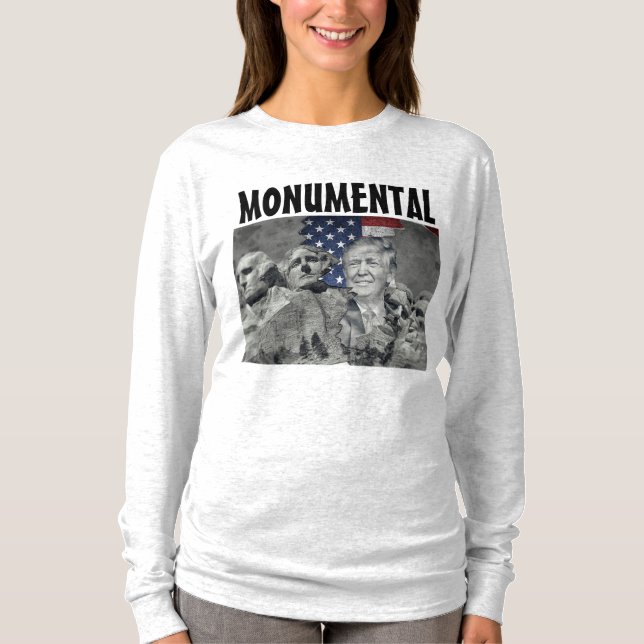 TRUMP MONT RUSHMORE T-SHIRTS (Devant)