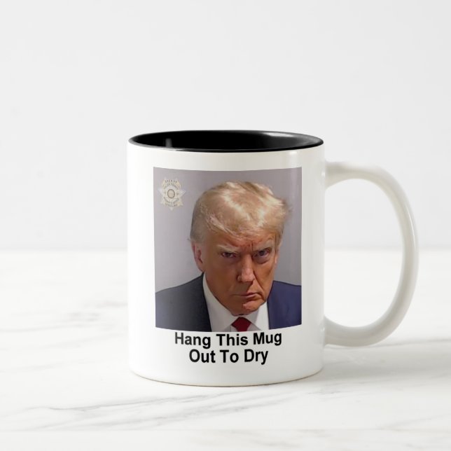 Trump Mug "Accrochez Cette Mug À Sécher" (Droit)
