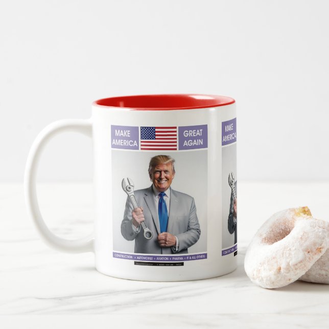 TRUMP MUGS TRUMP CAMPAGNE ÉLECTORALE MUGS (Avec donut)