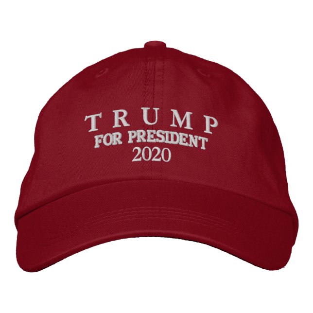 TRUMP POUR LE CASQUETTE RÉGLABLE DU PRÉSIDENT 2020 (Devant)