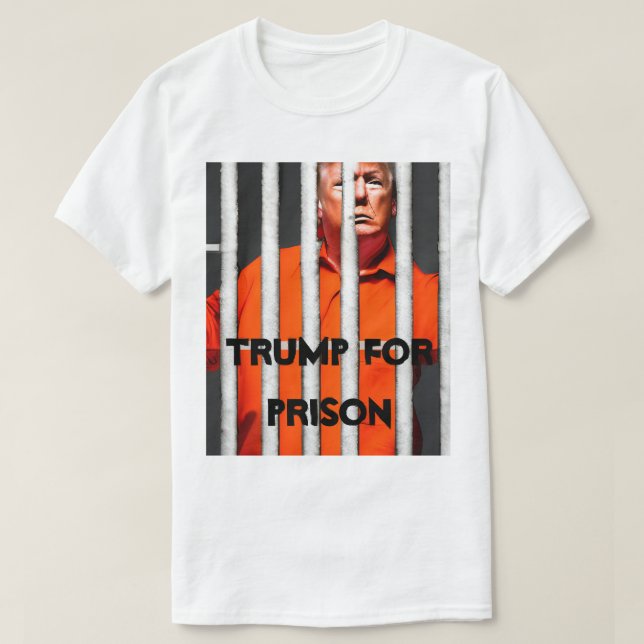 Trump Pour T-Shirt En Prison (Design devant)