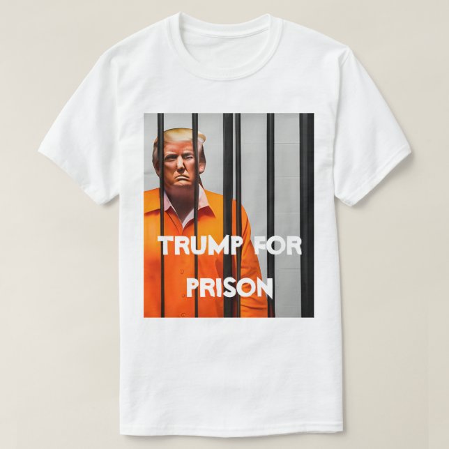 Trump Pour T-Shirt En Prison (Design devant)