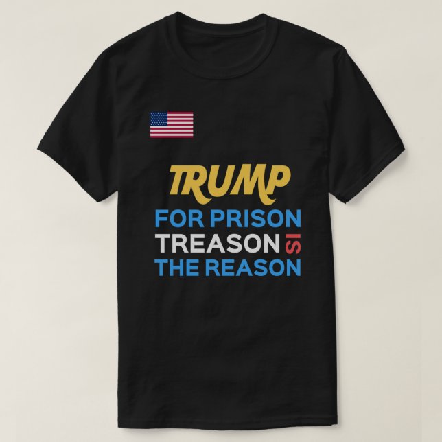 Trump Pour Un T-shirt Essentiel En Prison (Design devant)