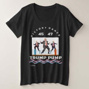 Trump Pump Victory Dance Black T-shirt