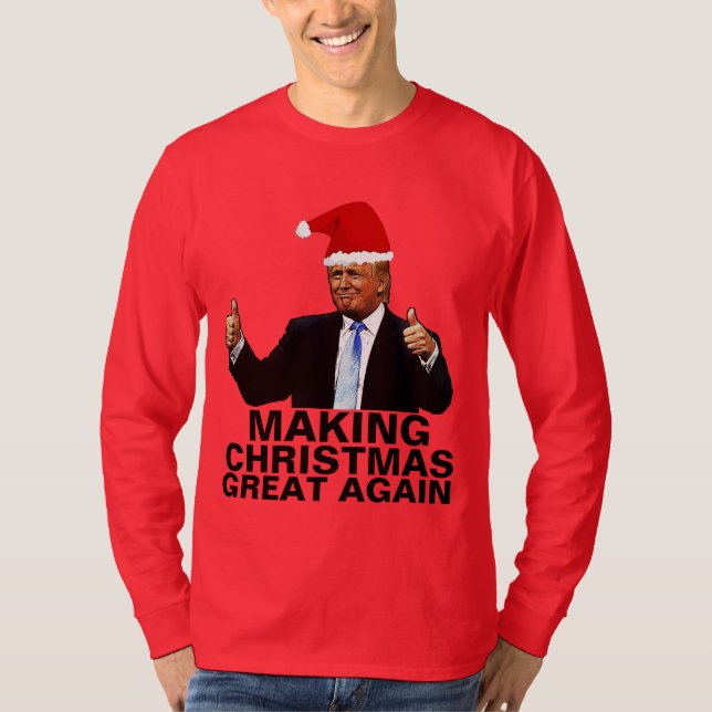 TRUMP RENDRE NOËL GRAND À NOUVEAU T-SHIRTS (Devant)