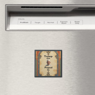 Trump s'est fait poper sur un aimant de frigo