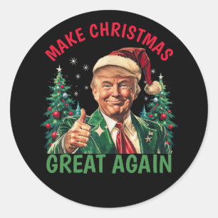 Trump Stickers Noël, Rendre sa grandeur à Noël