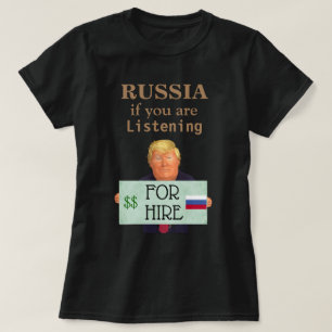 Trump travaillera pour le T-shirt russe