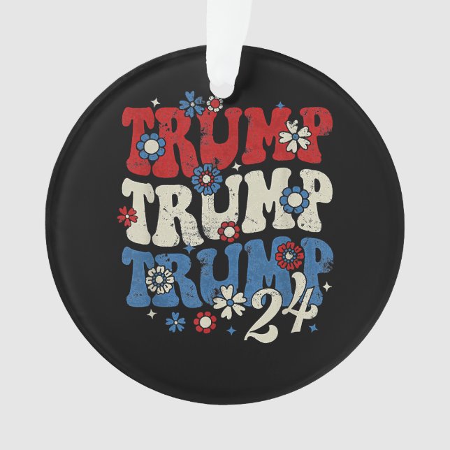 Trump Trump Trump 2024 Rétro  (devant)