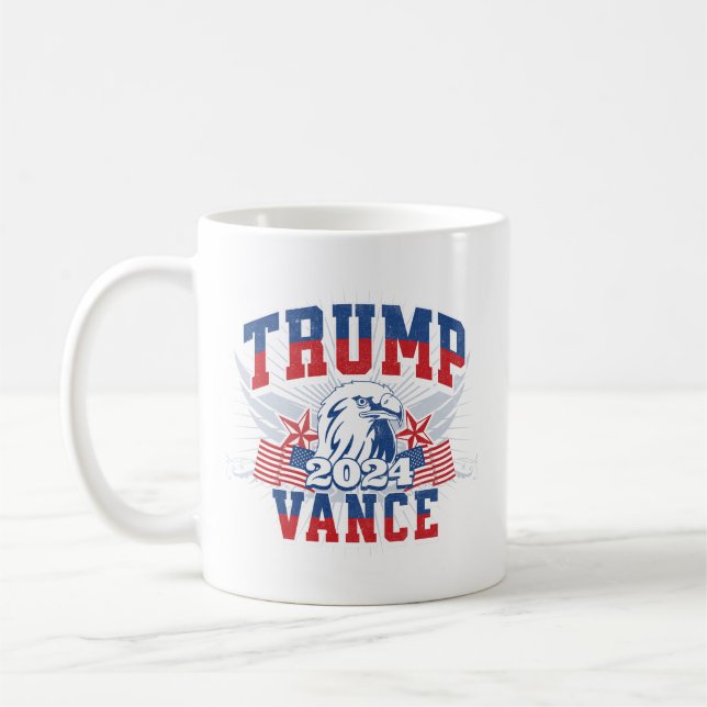 Trump Vance 2024 tasse de café mug (Gauche)