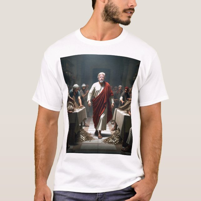 Trump vs the Money Changers T-Shirt (Devant)