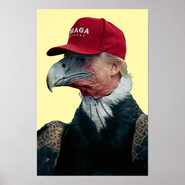 Trump Vulture Poster (Devant)
