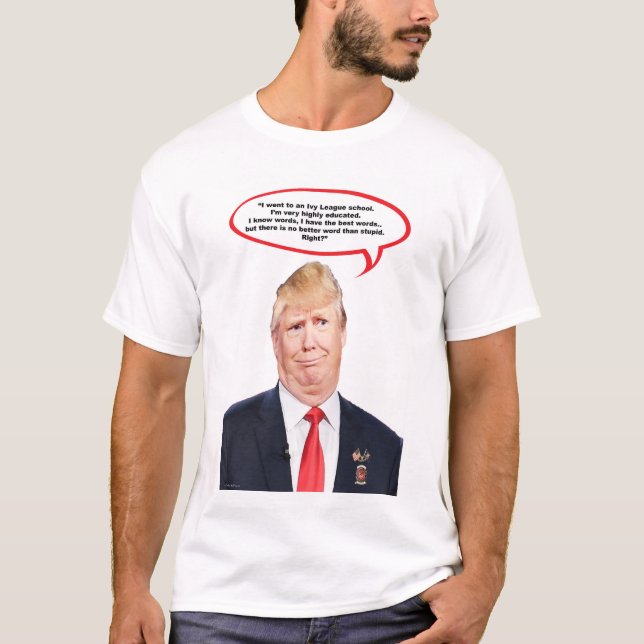 Trumped vers le haut du T-shirt imprimé (Devant)