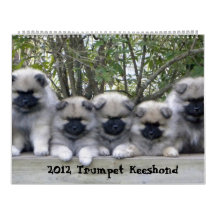 Trumpet Keeshond Calendrier 2012