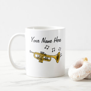 Trumpet Mug personnalisé Trumpeter Brass musicien
