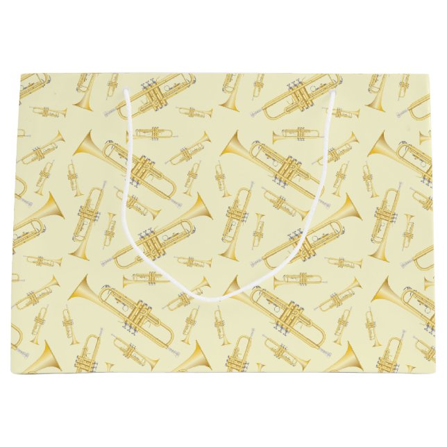 Trumpet Musicien Groupe enseignant Grand sac cadea (Devant)