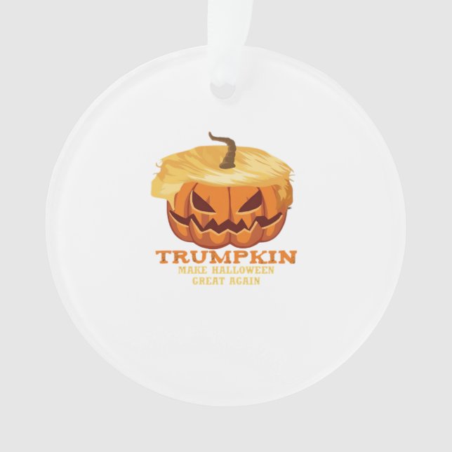 Trumpkin Funny Halloween Citrouille - Costume clas (devant)