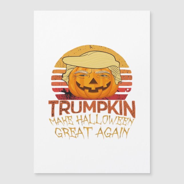 Trumpkin Halloween Drôle Classique (Devant)
