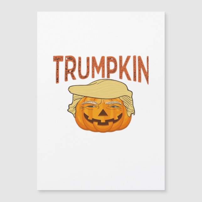 Trumpkin Halloween Drôle Classique – Masque de Par (Devant)