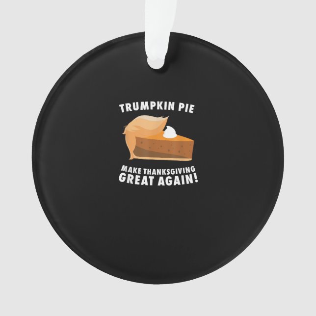 Trumpkin Pie Rendre Thanksgiving Grand Encore Drôl (devant)