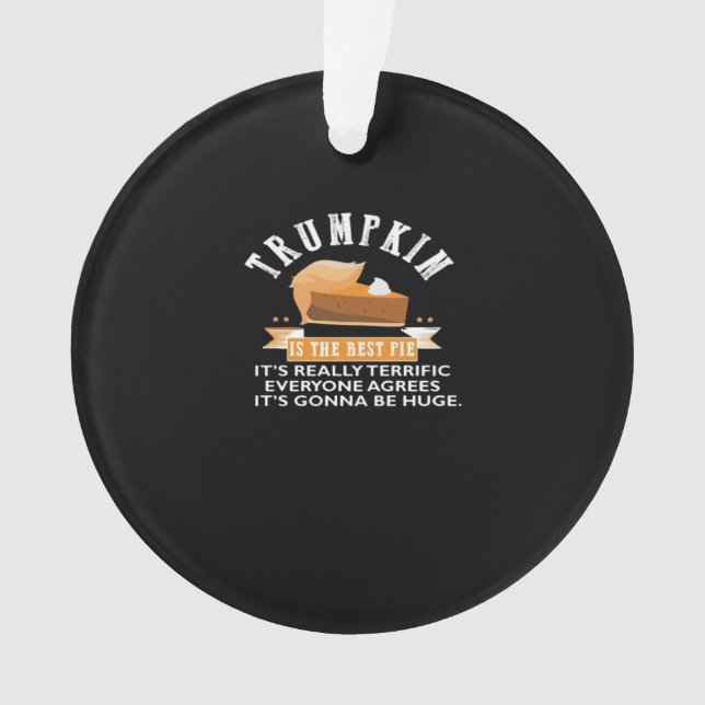 Trumpkin Pie Rendre Thanksgiving Grand Encore Un D (devant)