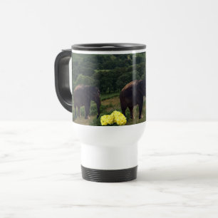 Trundling Elephants Mug