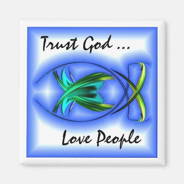 Trust God Magnet (Devant)