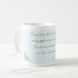 Trust in the Lord Proverbs Calligraphy Mug