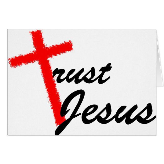 Trust Jesus Cross (Devant horizontal)