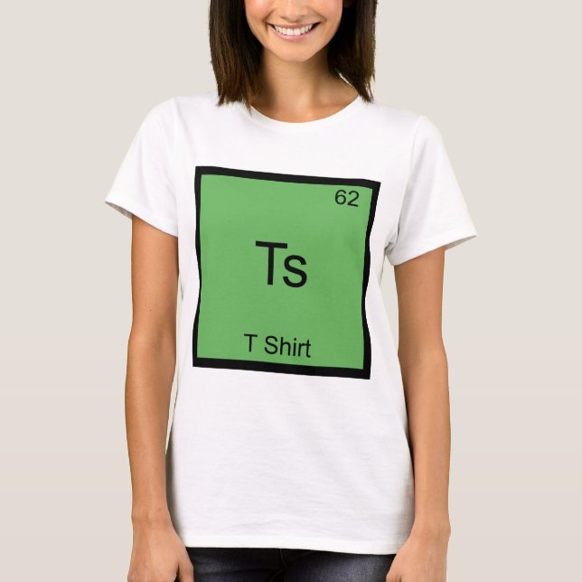 Ts - T-Shirt drôle de symbole d'élément de chimie  (Devant)