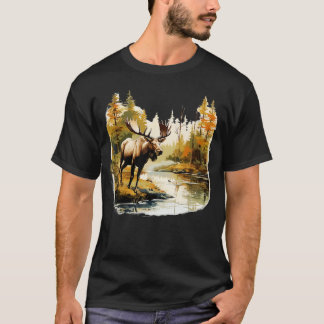 TShirt 1 d'orignal sauvage