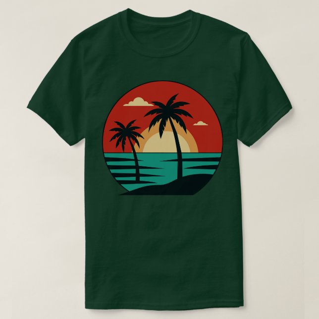 TShirt 1 du coucher de soleil (Design devant)