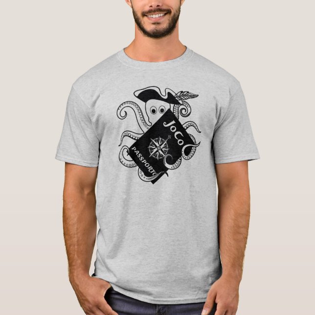 Tshirt 2026 JoCo Passporto tampon pieuvre (Devant)