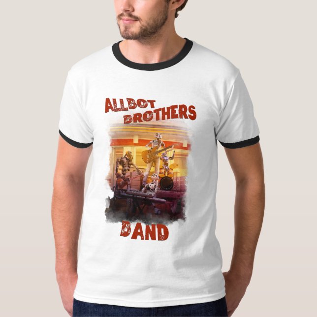 Tshirt Allbot Brothers Band / Bob's Saucer Repair (Devant)