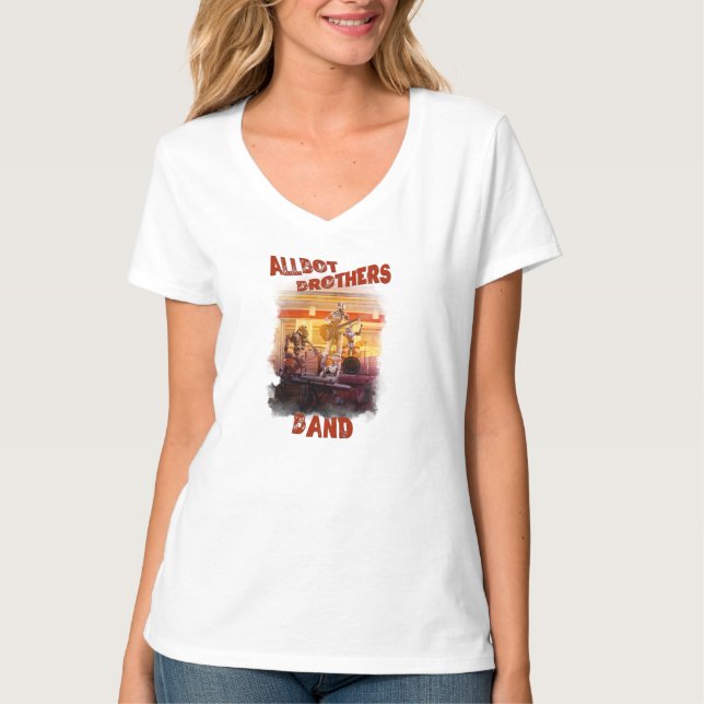 Tshirt Allbot Brothers Band / Bob's Saucer Repair (Devant)