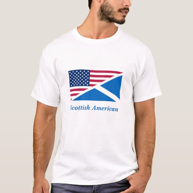 Tshirt américain écossais (Devant)