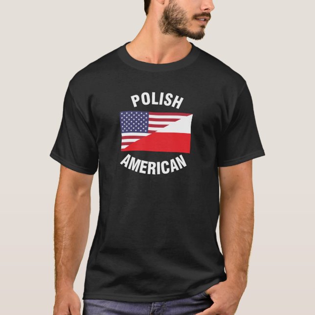 Tshirt américain polonais (Devant)