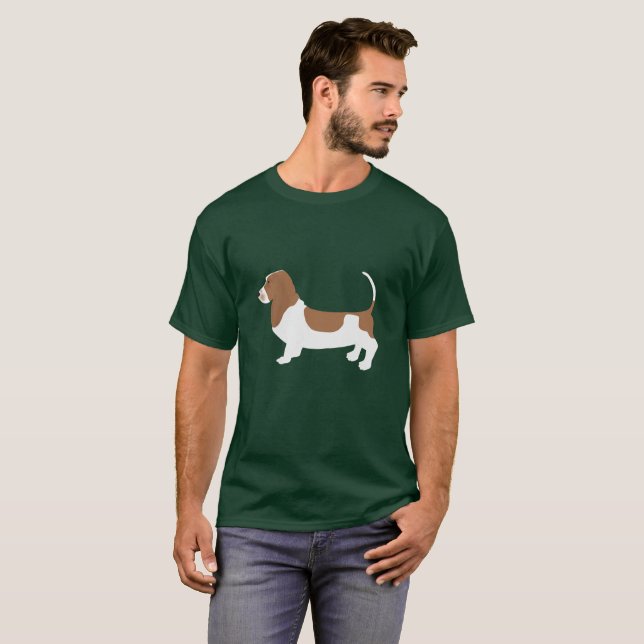 Tshirt Basset Hound (Devant entier)