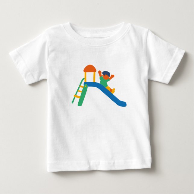 Tshirt bébé enfants jeu jardin  (Devant)