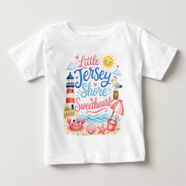 TShirt Bébé Fille Jersey Shore (Devant)