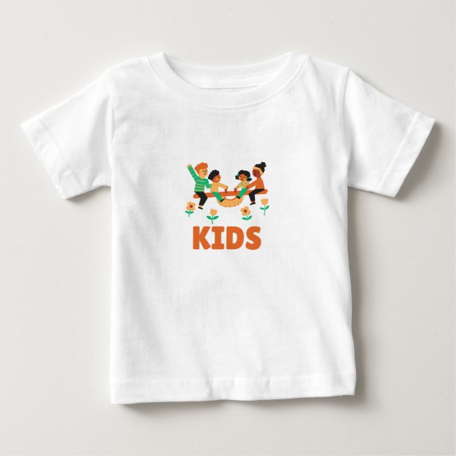 Tshirt bébé jeu pour enfants  (Devant)