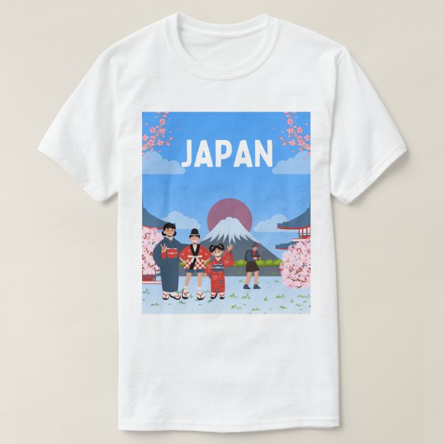 Tshirt bienvenue au Japon  (Design devant)
