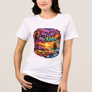 Tshirt blanc pour femmes motivantes