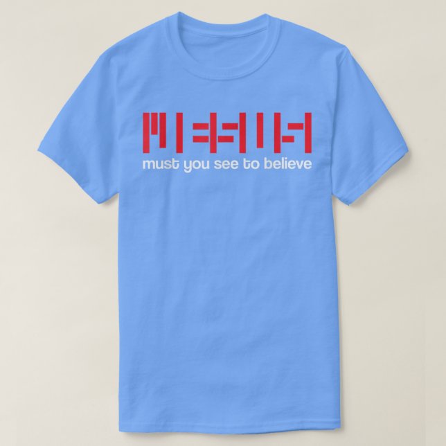 Tshirt catholique cool doutant Thomas idée cadeau  (Design devant)